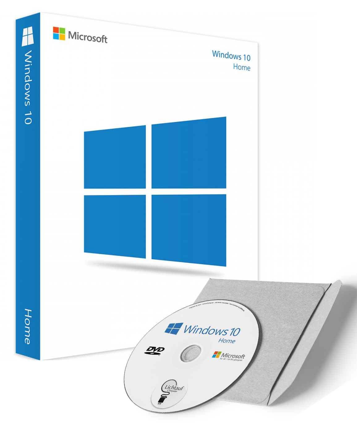 Microsoft Windows 10 Home als DVD