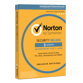 Norton 360 Deluxe - 3 PCs für 1 Jahr