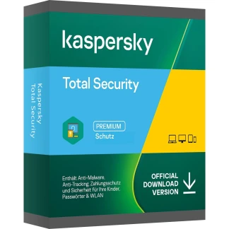 Kaspersky Total Security 2023 - 1 PC für 1 Jahr