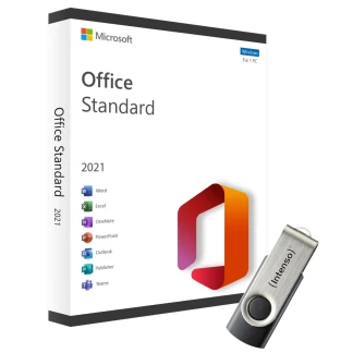 Microsoft Office Standard 2021 für 2 PCs als USB-Stick